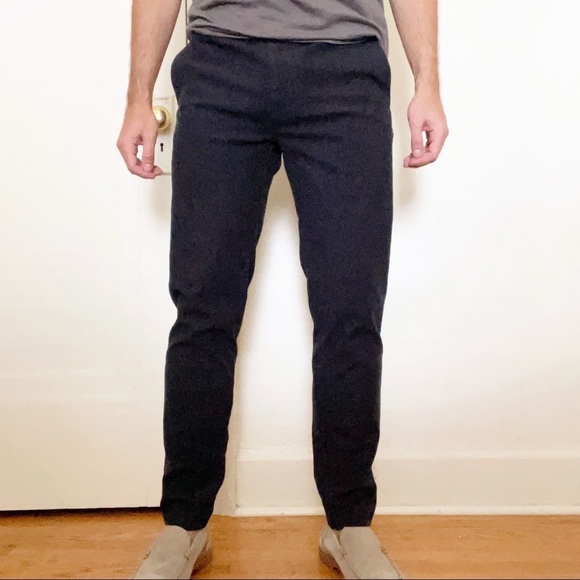 BLDWN ABO Pull On Drawstring Trouser Pant Navy Size XS Slim Fit New - Picture 1 of 12